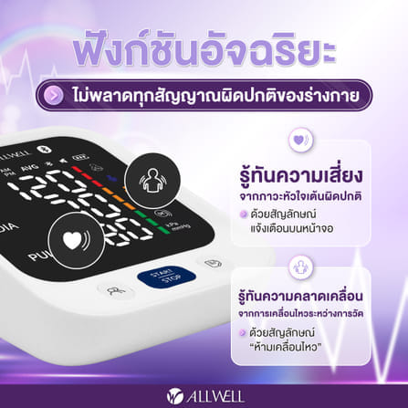เครื่องวัดความดัน ALLWELL รุ่น SMARTBP CARE รุ่น SMARTBP CARE D+_3